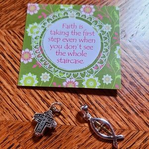 STERLING SILVER  ✝️  CHARMS